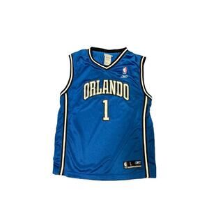 Orlando Magic Tracy McGrady #1 Reebok Jersey Youth Sz Large (14/16) Preowned